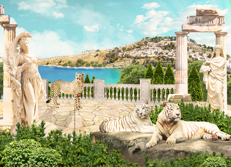 Фотообои колоны у моря:  | Wall-Style