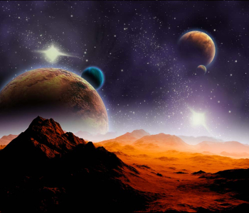 Небо и космос - 209 | Wall-Style