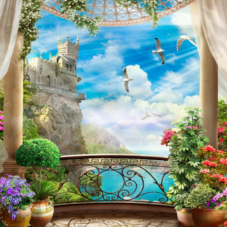 Фотообои ласточкино гнездо :  | Wall-Style